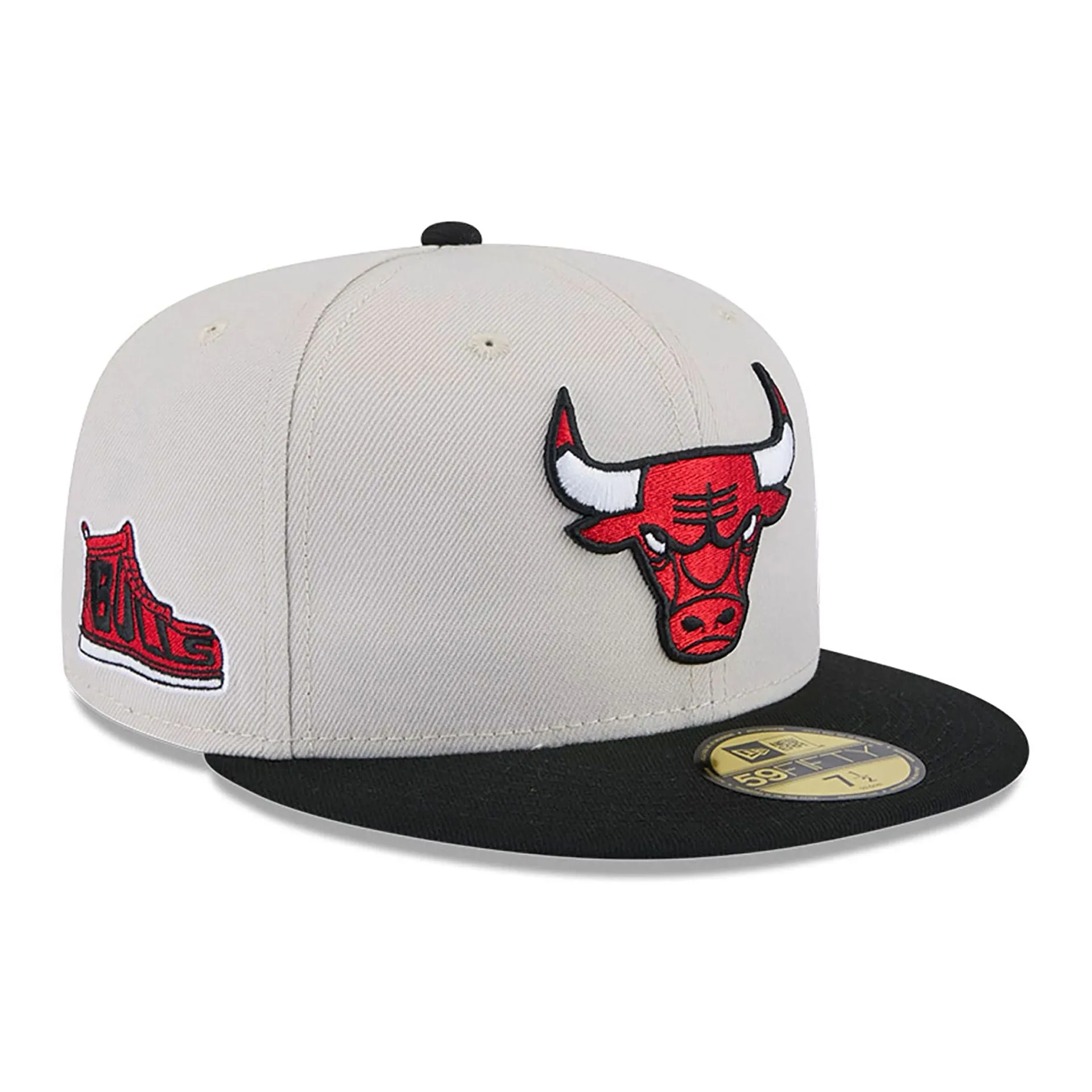 Chicago Bulls NBA All Star Game 2025 Fan Pack Cream 59FIFTY Fitted Cap
