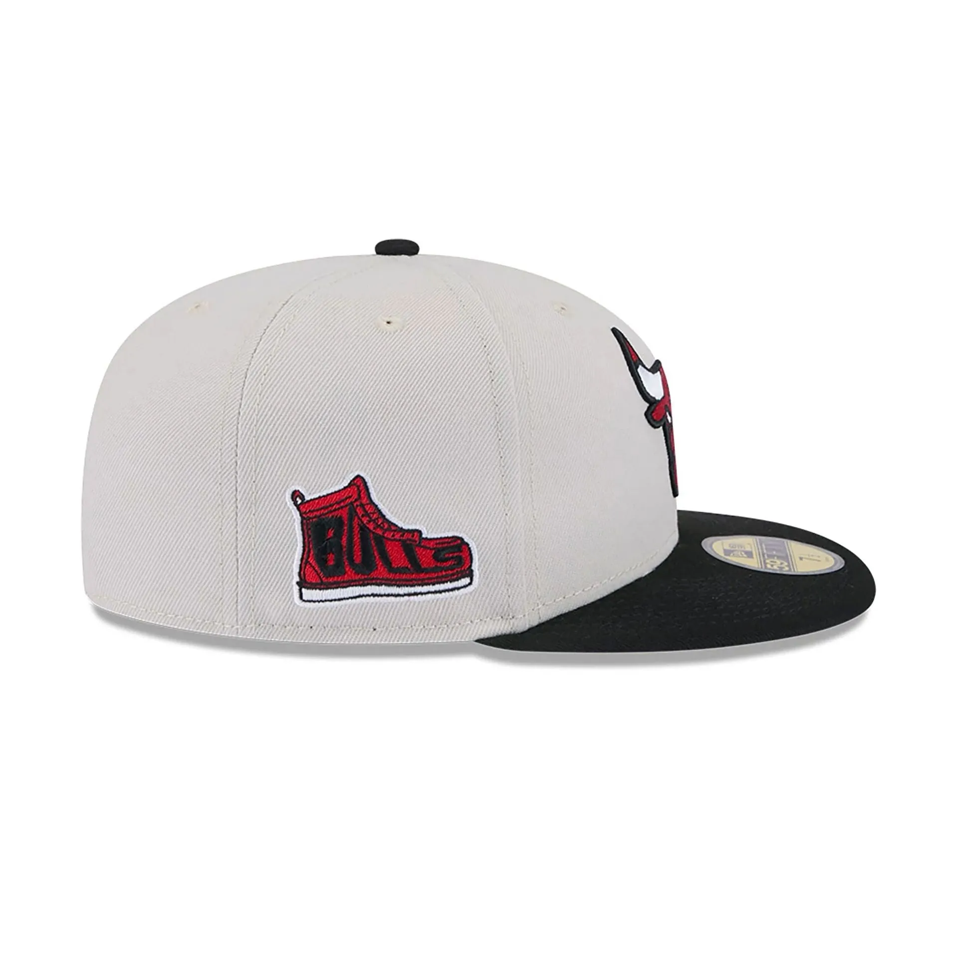 Chicago Bulls NBA All Star Game 2025 Fan Pack Cream 59FIFTY Fitted Cap