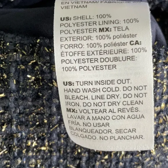 Chico’s Foil Tweed Jacket