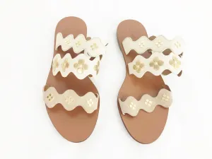 Chloe Leather Slides Size 7