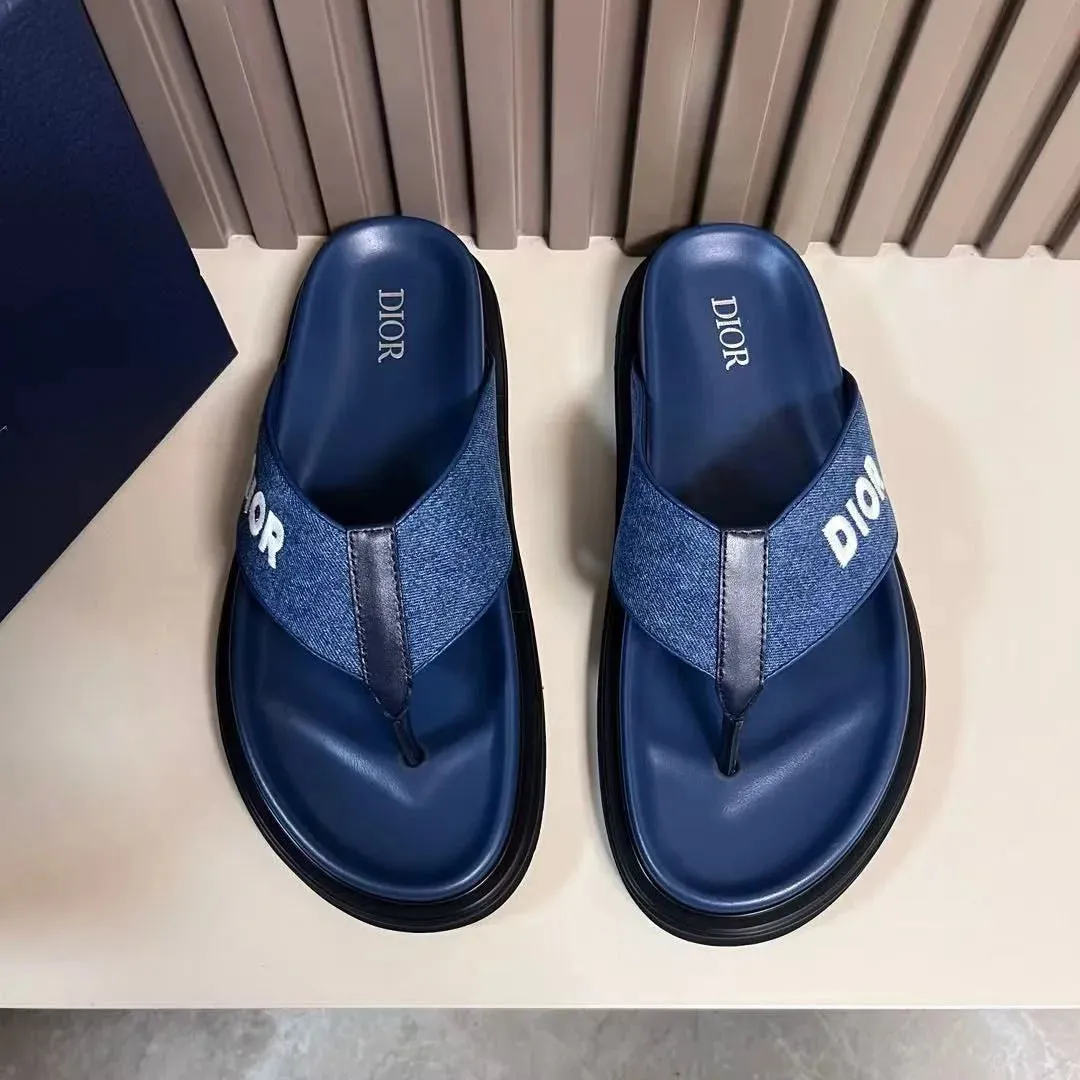 CHRISTIAN DIOR || Alias Thong Sandal  Dior Oblique Jacquard