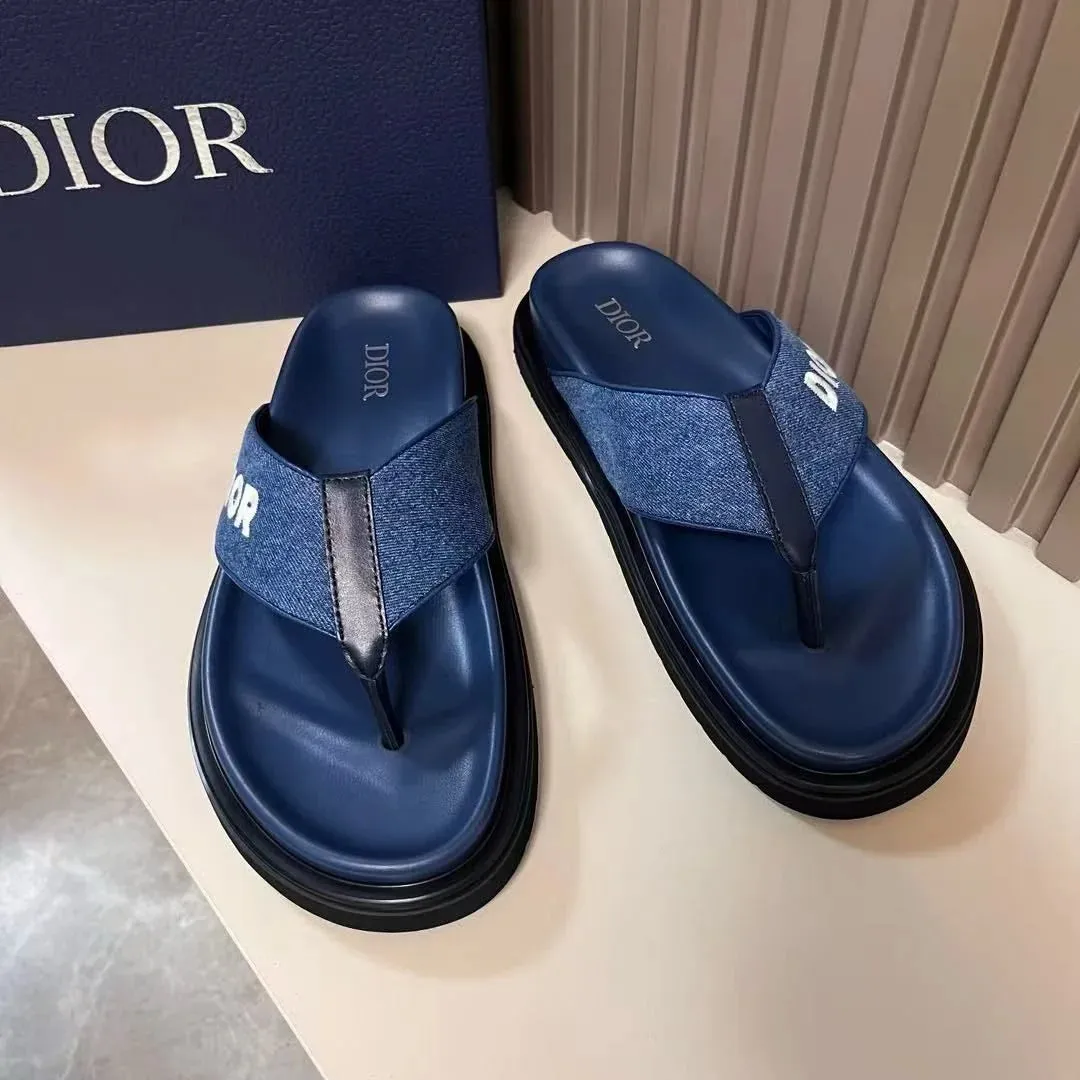 CHRISTIAN DIOR || Alias Thong Sandal  Dior Oblique Jacquard