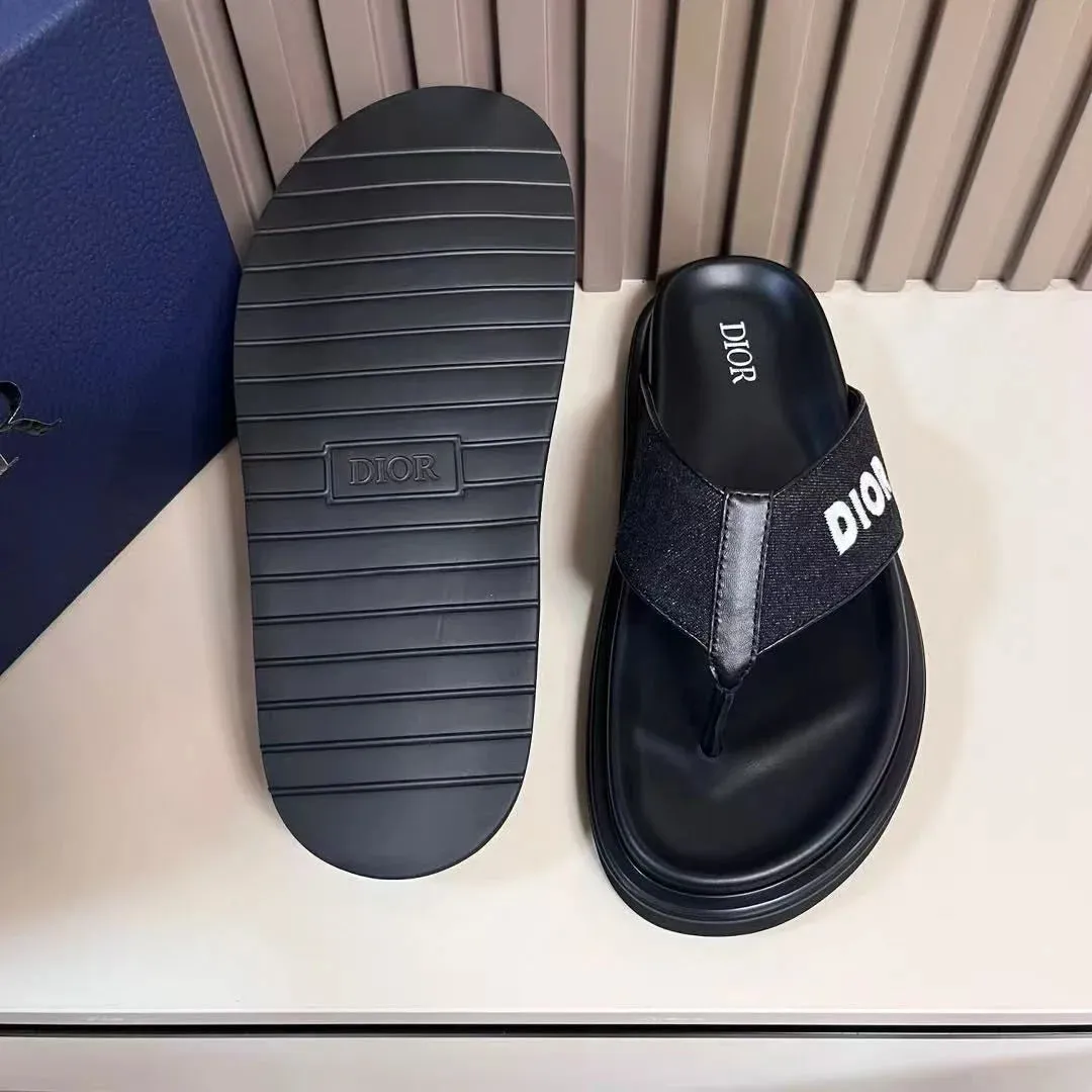 CHRISTIAN DIOR || Alias Thong Sandal  Dior Oblique Jacquard