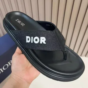 CHRISTIAN DIOR || Alias Thong Sandal  Dior Oblique Jacquard