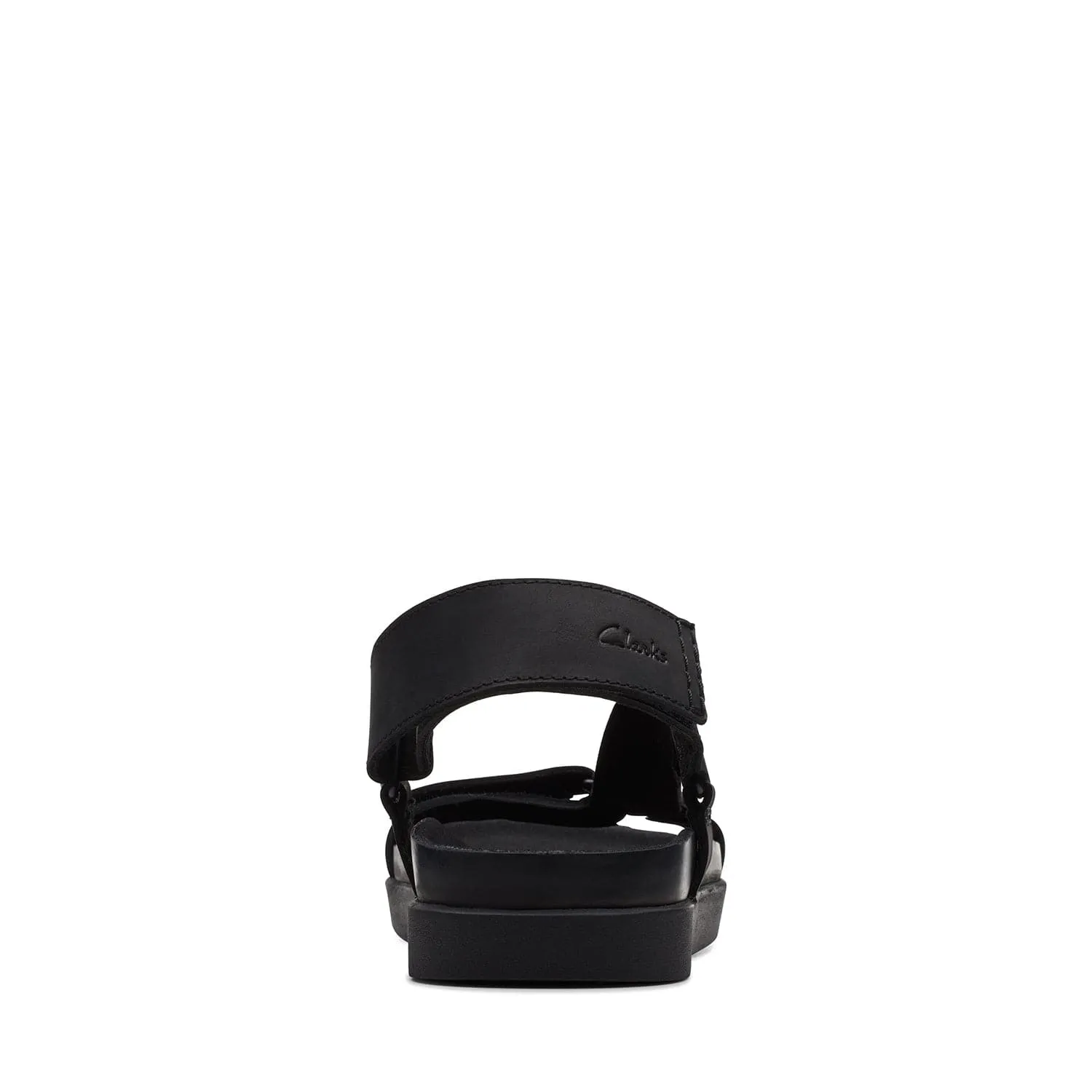 Clarks Sunder Range - Sandals - Black Leather - 261718867 - G Width (Standard Fit)
