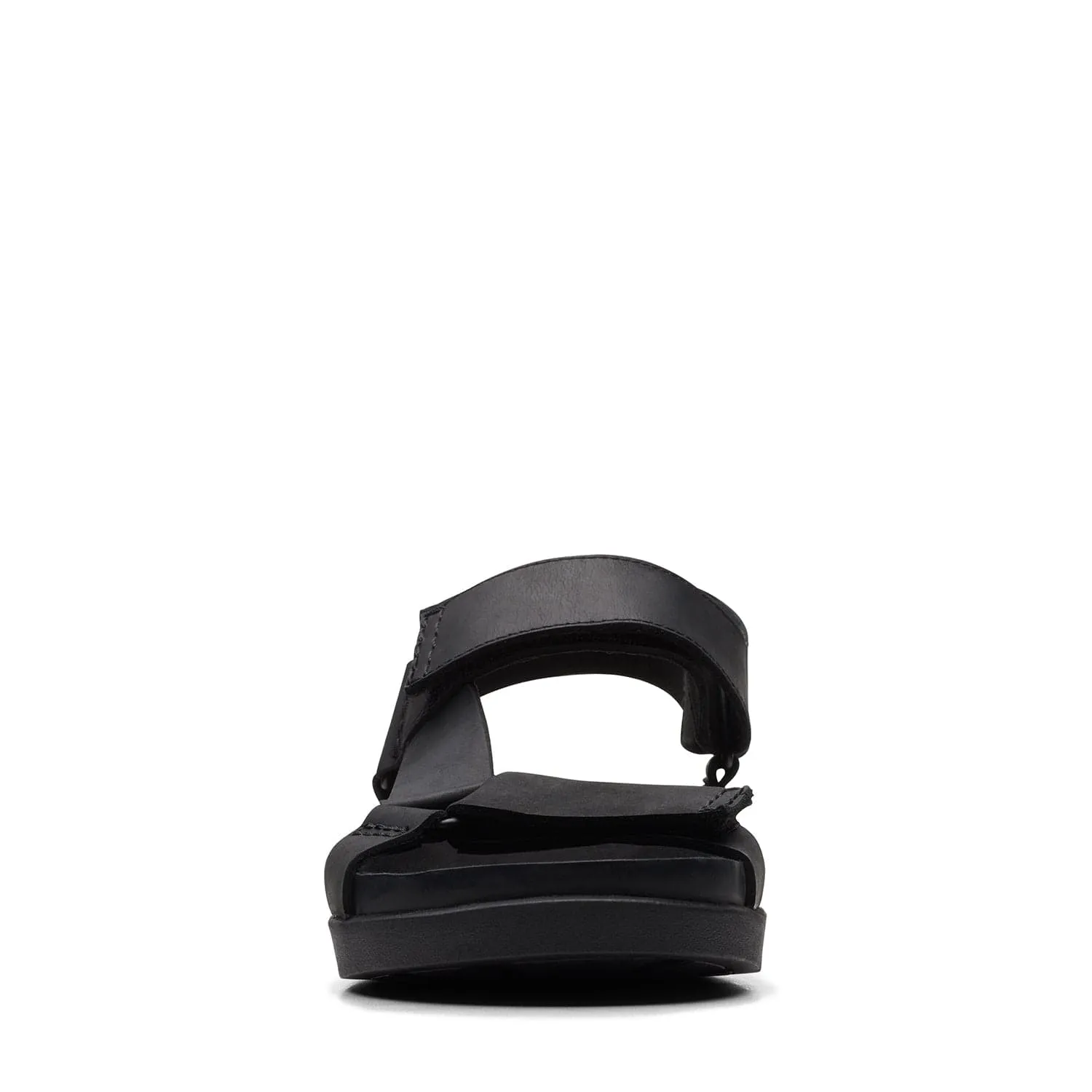 Clarks Sunder Range - Sandals - Black Leather - 261718867 - G Width (Standard Fit)