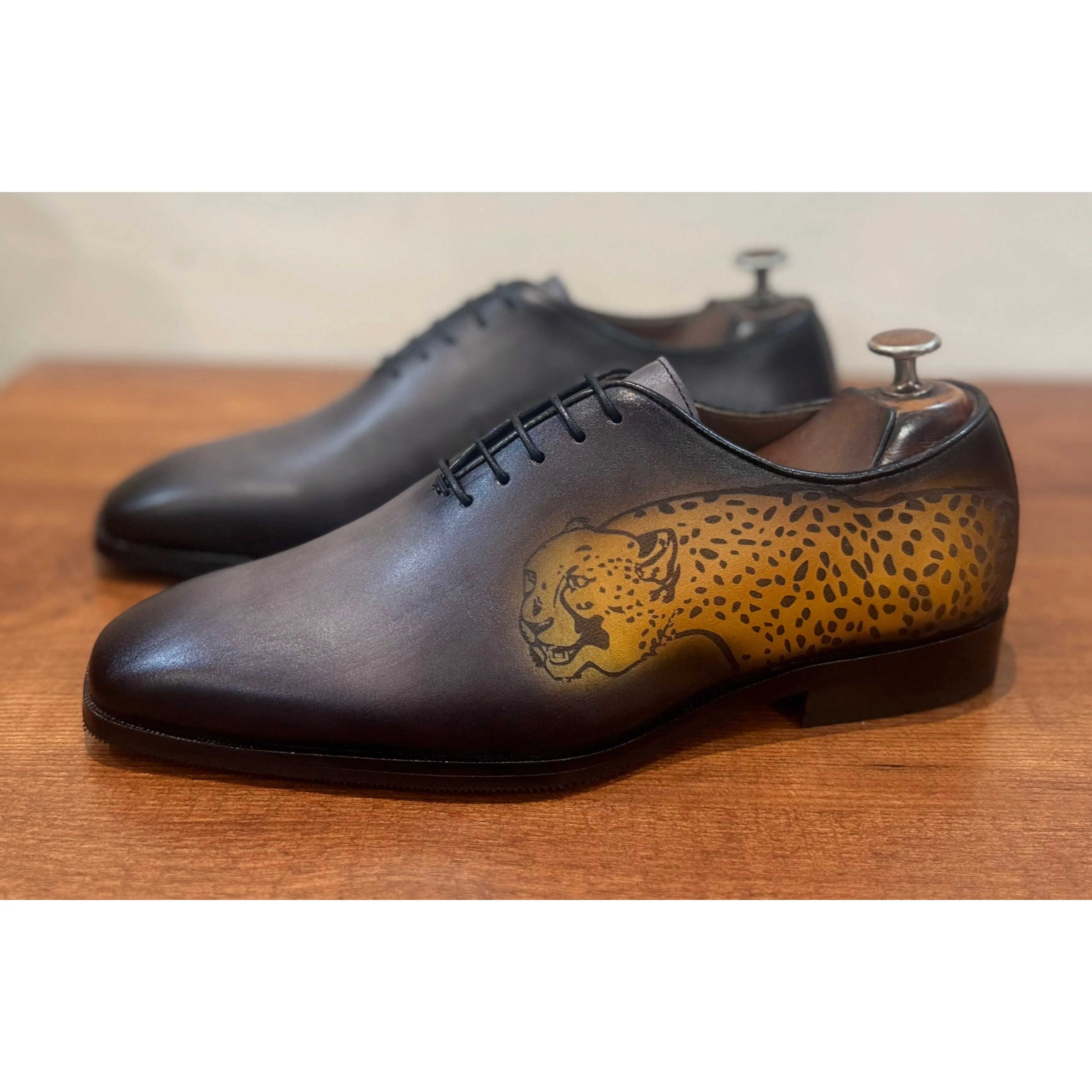 Classic Wholecut Hand Finished Tiger Grey
