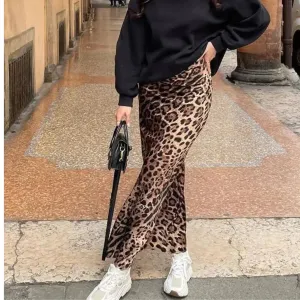 Cleo Leopard Skirt