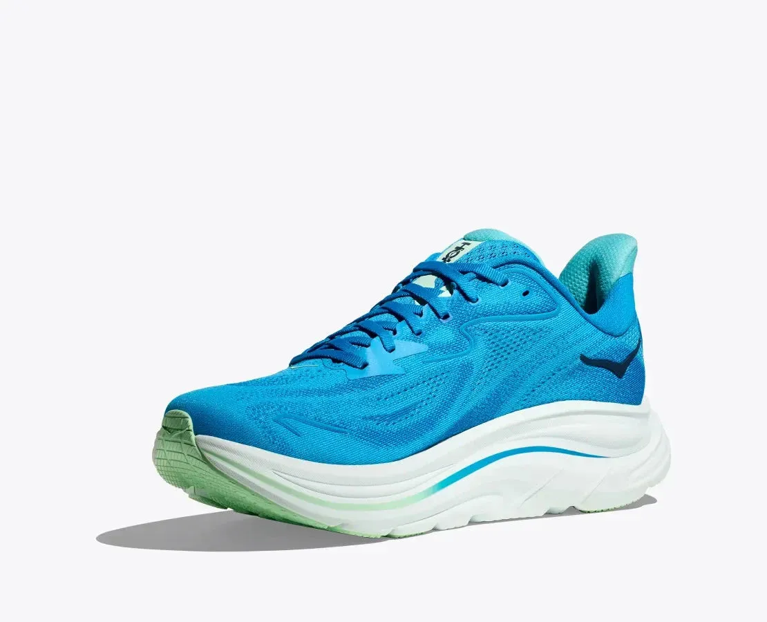 Clifton 10 - Mens - Hoka Blue/Skyward Blue - WIDE
