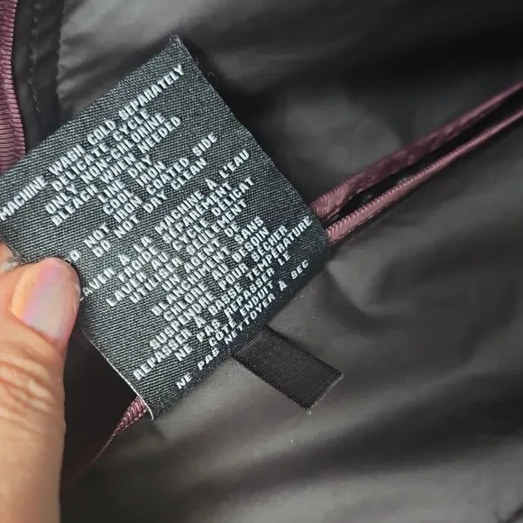 Cole Haan back bow pqckablr black rain jacket XXS raincoat