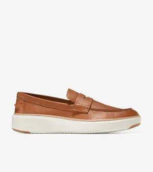 Cole Haan Men's GrandPrø Topspin Penny Loafer British Tan Egret Leather C36646