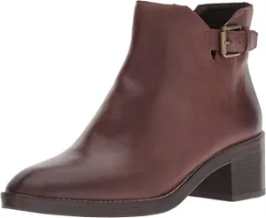 Cole Haan Women's Harrington Grand Buckle Boot Mid Calf, Bitter Chocolate, 5 B US