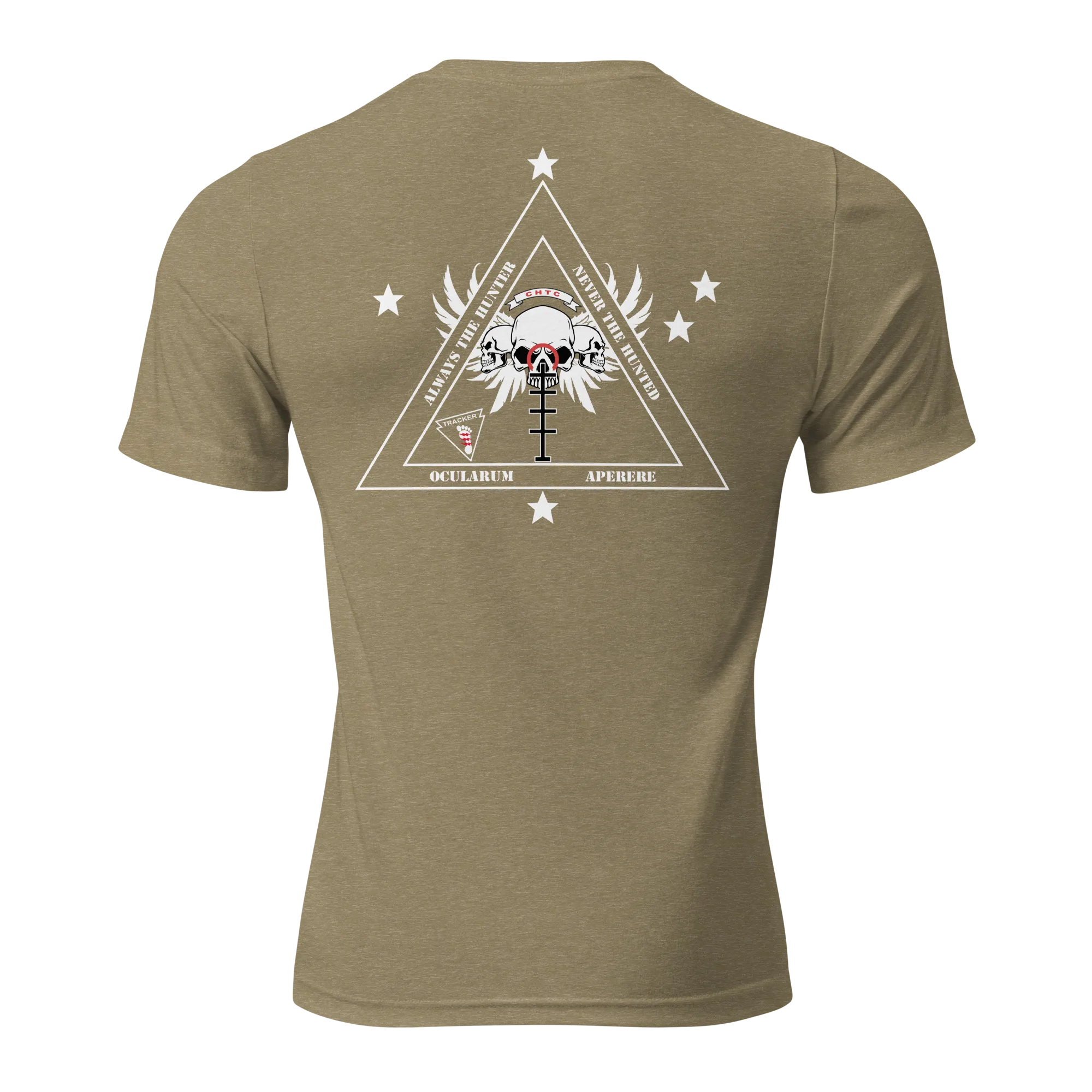 COMBAT HUNTER TRAINER TRI-BLEND T-SHIRT