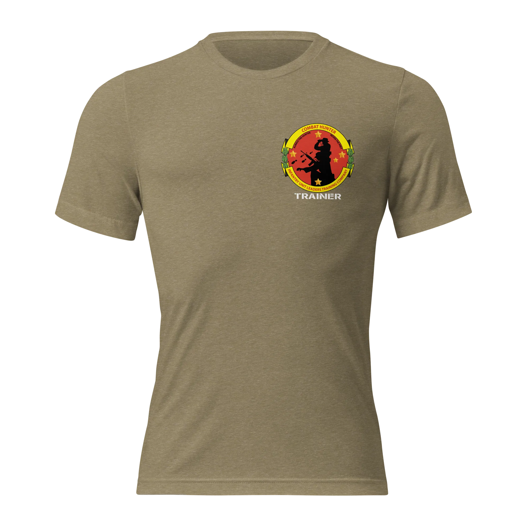 COMBAT HUNTER TRAINER TRI-BLEND T-SHIRT
