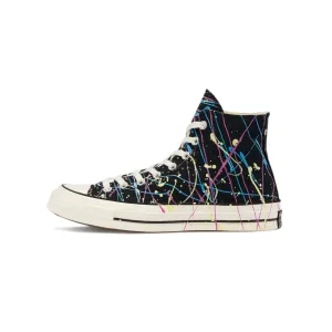 Converse Mens Chuck 70 Hi Shoes 'Black Hyper Magenta'