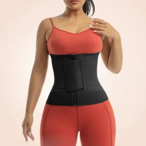 Corset Waist Heat Up Bust Lifter Cincher Velcro Zipper Shaper