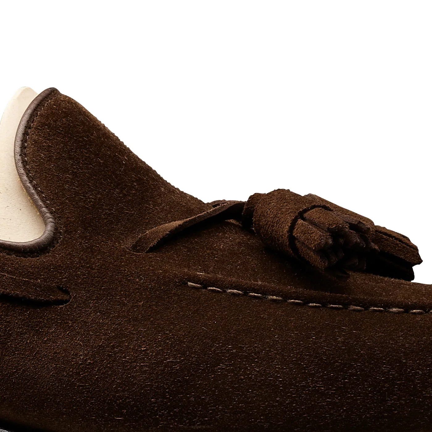 Crockett & Jones | Cavendish | Dark Brown Calf Suede