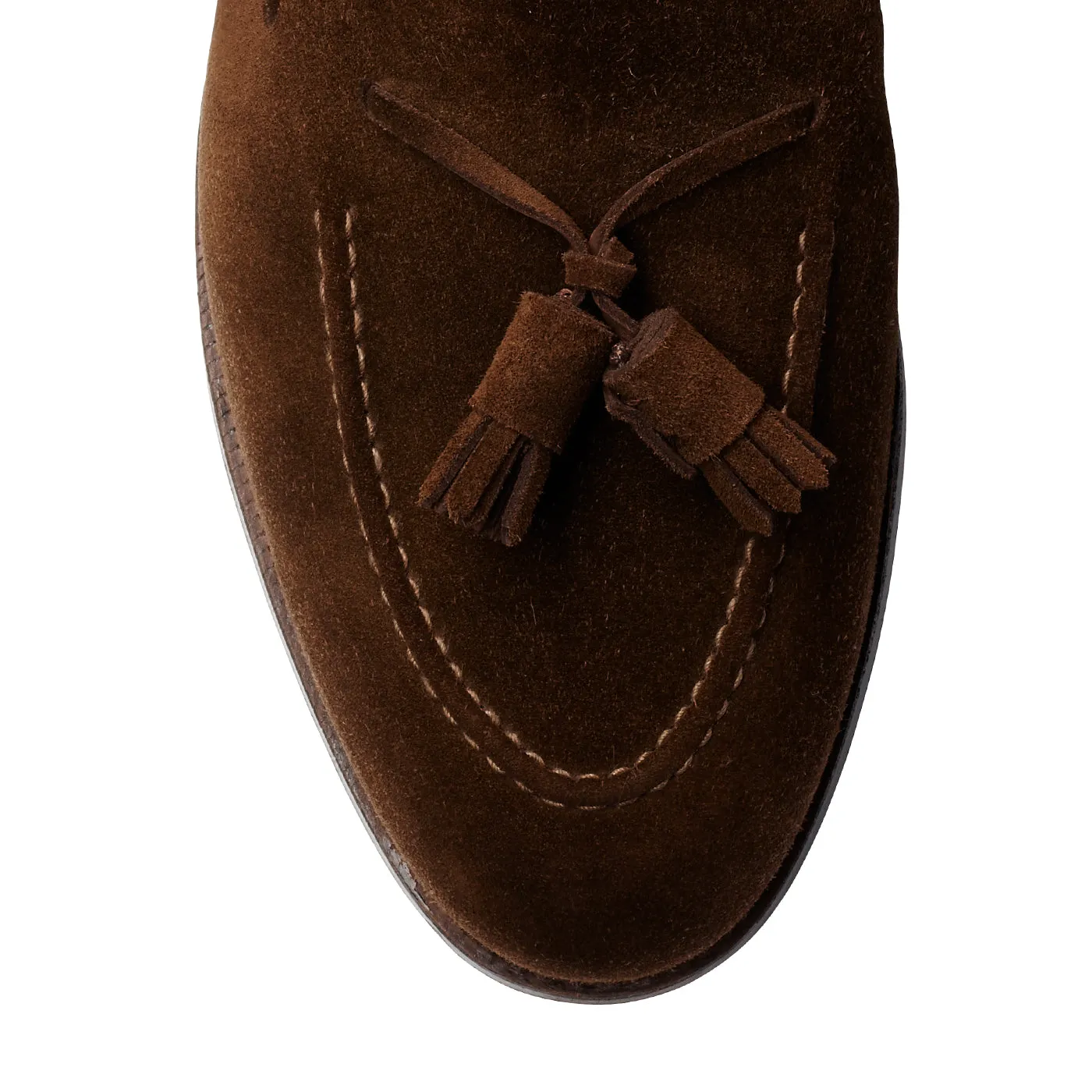 Crockett & Jones | Cavendish | Dark Brown Calf Suede