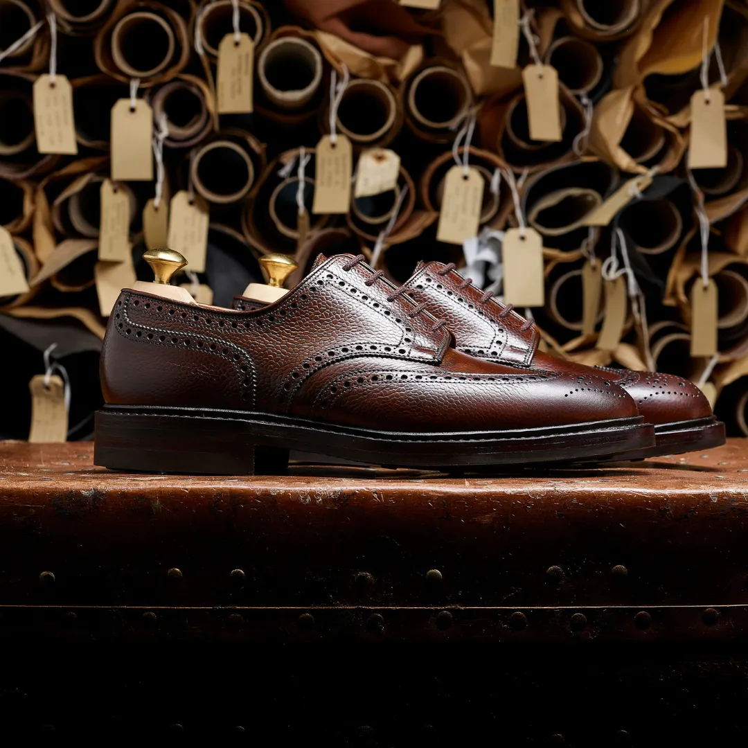 Crockett & Jones | Pembroke | Dark Brown Scotch Grain