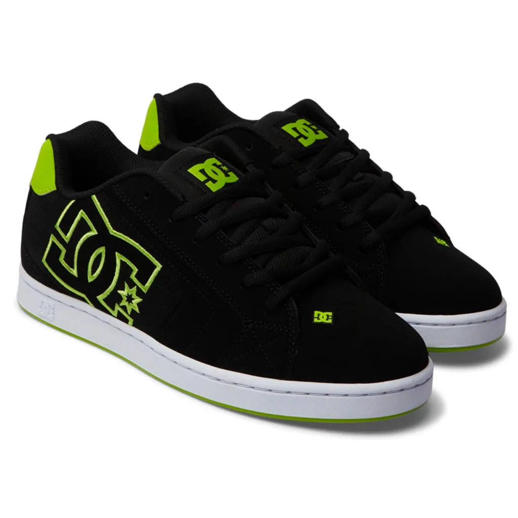DC SHOES NET BLACK LIME GREEN TRAINERS
