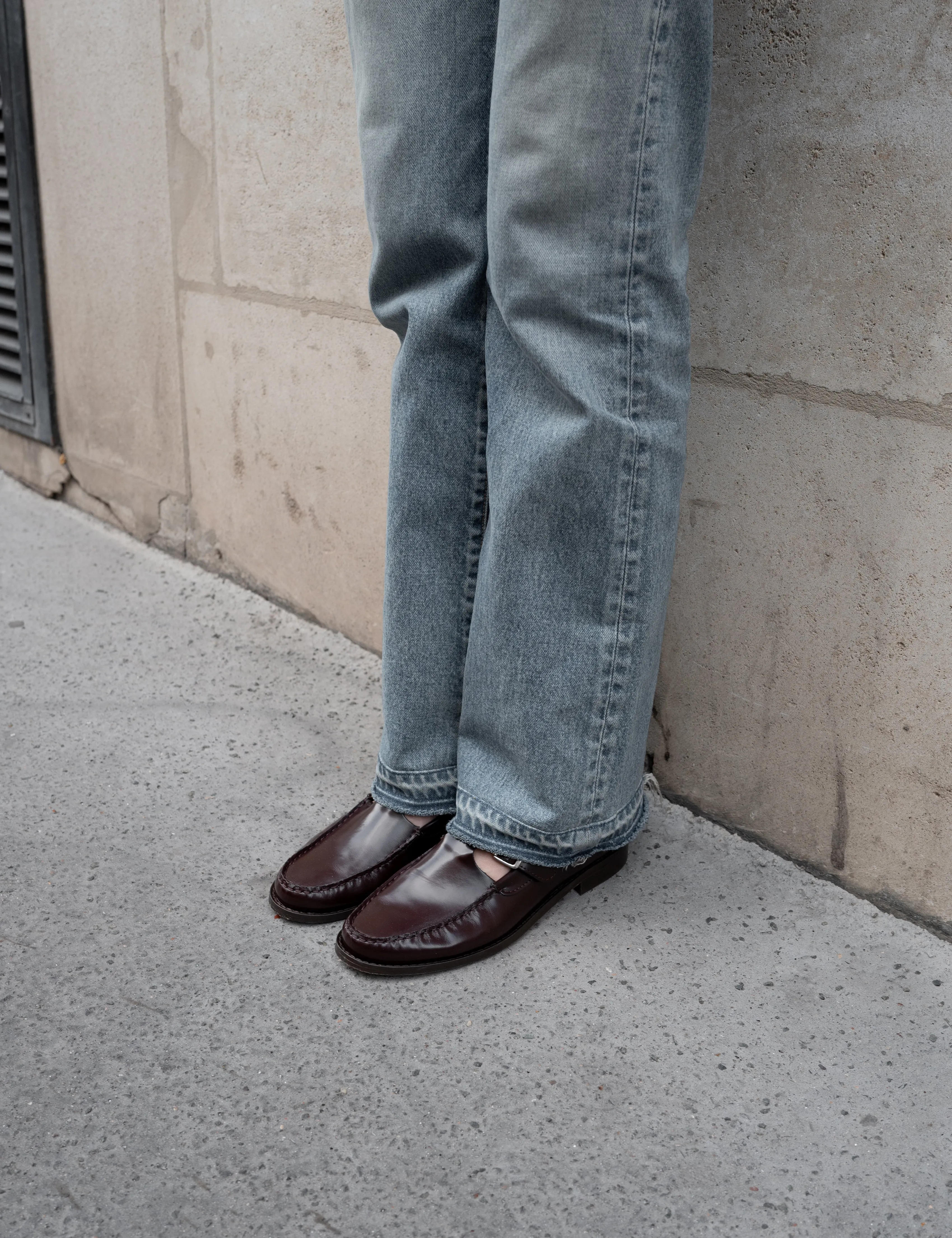 Dico Loafer t-bar Polido Bordeaux