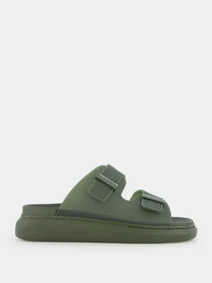 Double-Strap Hybrid Flatform Sandals