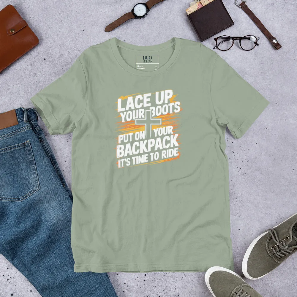 DUO MODERN "LACE UP YOUR BOOTS" Unisex T-Shirt