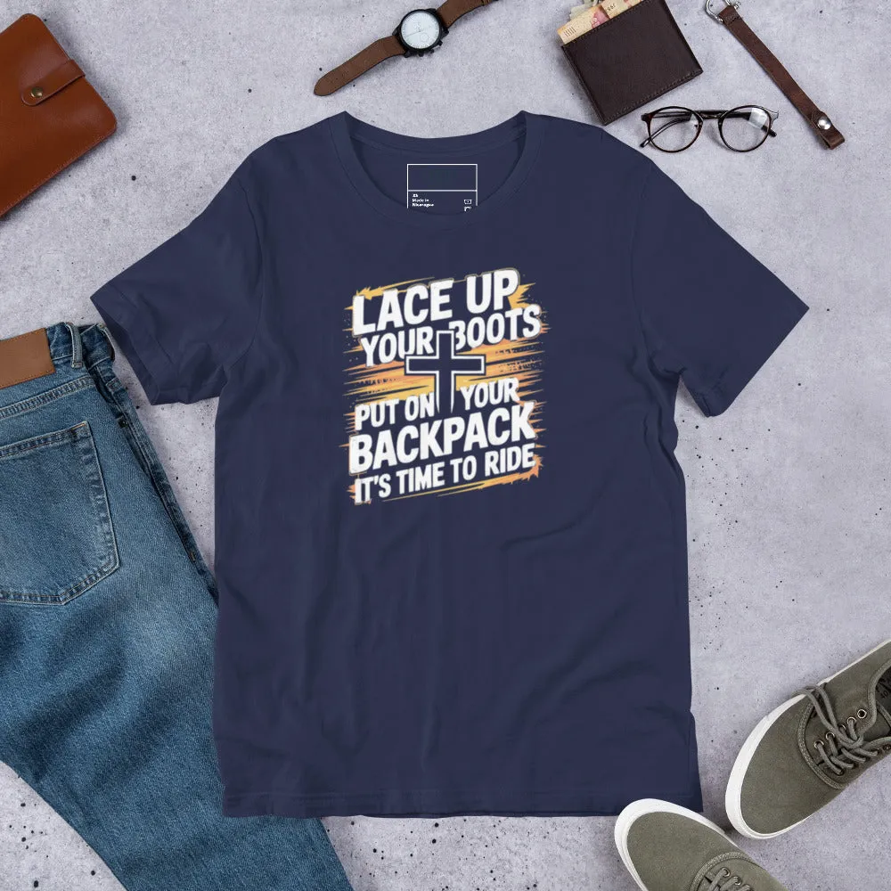 DUO MODERN "LACE UP YOUR BOOTS" Unisex T-Shirt