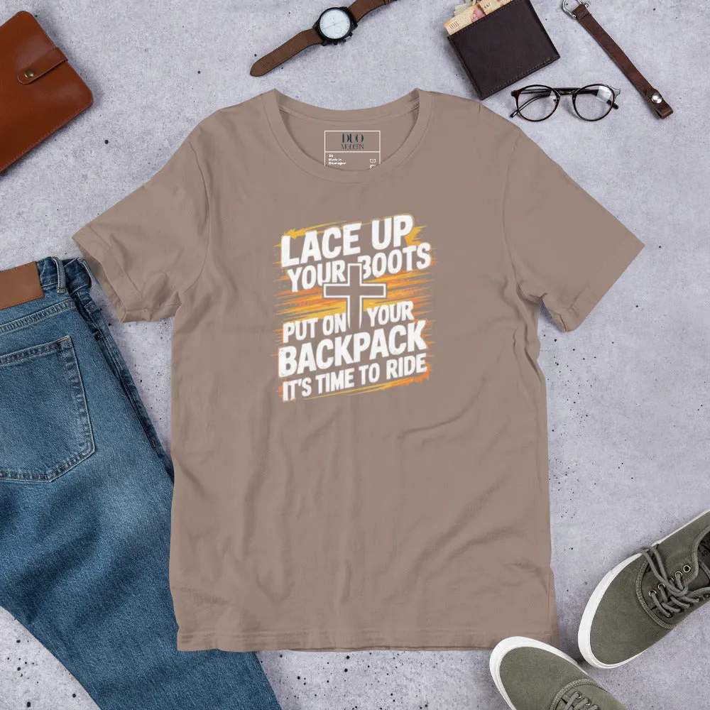 DUO MODERN "LACE UP YOUR BOOTS" Unisex T-Shirt
