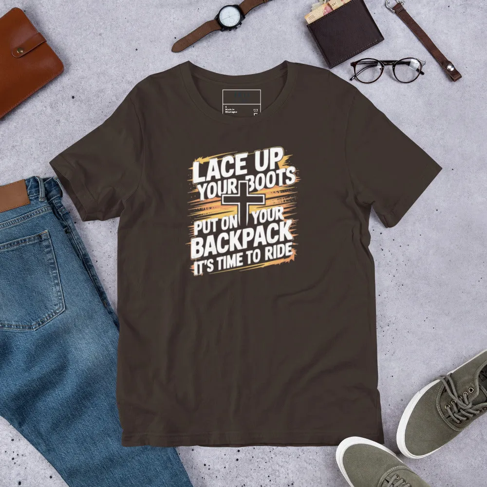 DUO MODERN "LACE UP YOUR BOOTS" Unisex T-Shirt