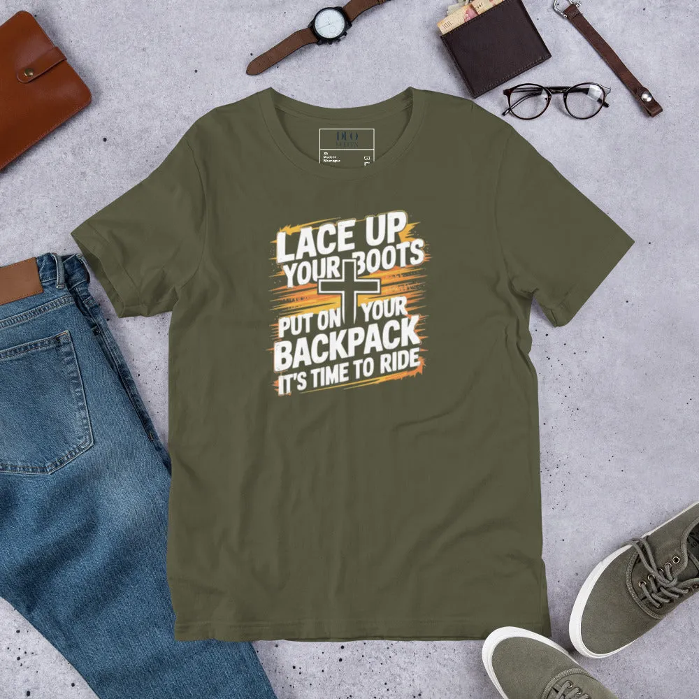 DUO MODERN "LACE UP YOUR BOOTS" Unisex T-Shirt