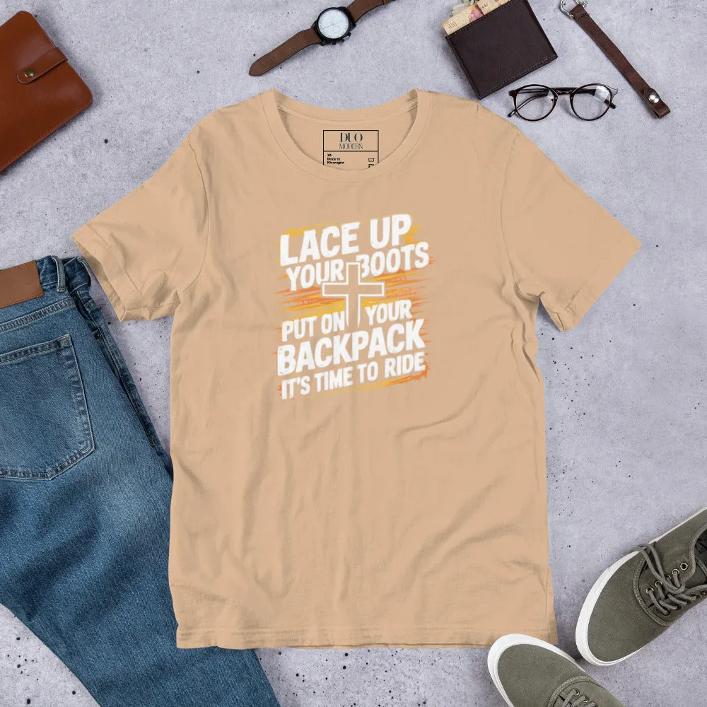 DUO MODERN "LACE UP YOUR BOOTS" Unisex T-Shirt