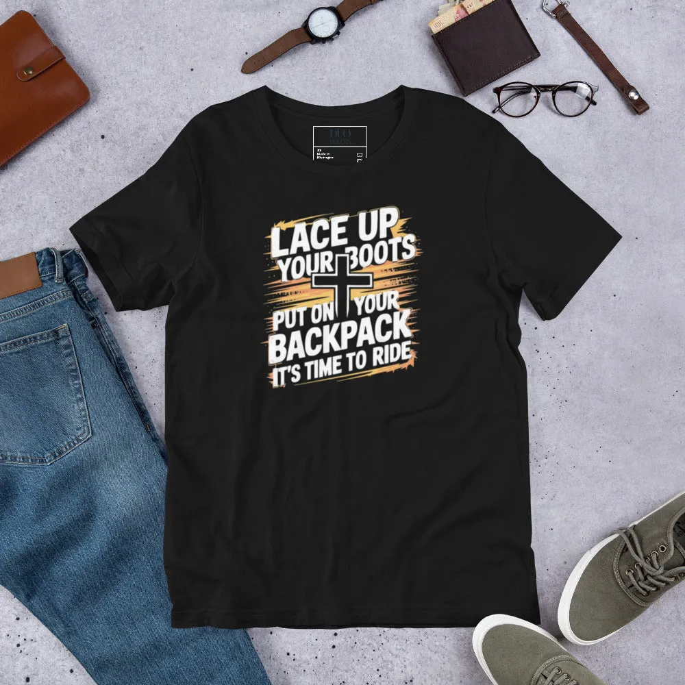 DUO MODERN "LACE UP YOUR BOOTS" Unisex T-Shirt