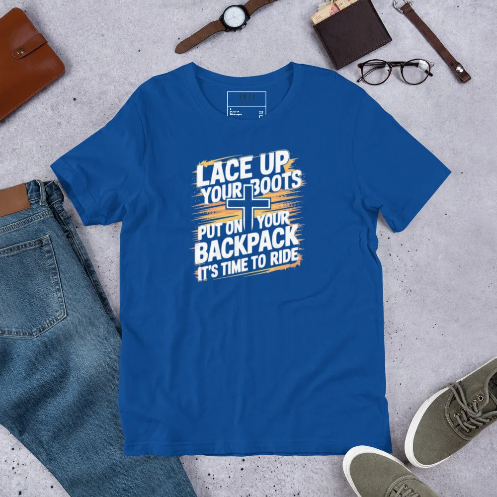 DUO MODERN "LACE UP YOUR BOOTS" Unisex T-Shirt