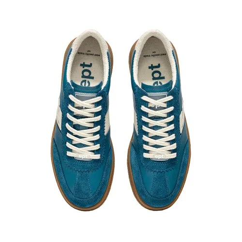 East Pacific Trade Scarpa in pelle Santos teal/avorio