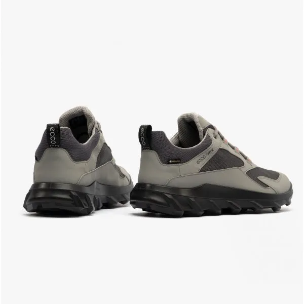 ECCO MX LOW GTX Mens Trainers Shoes Steel/Magnet