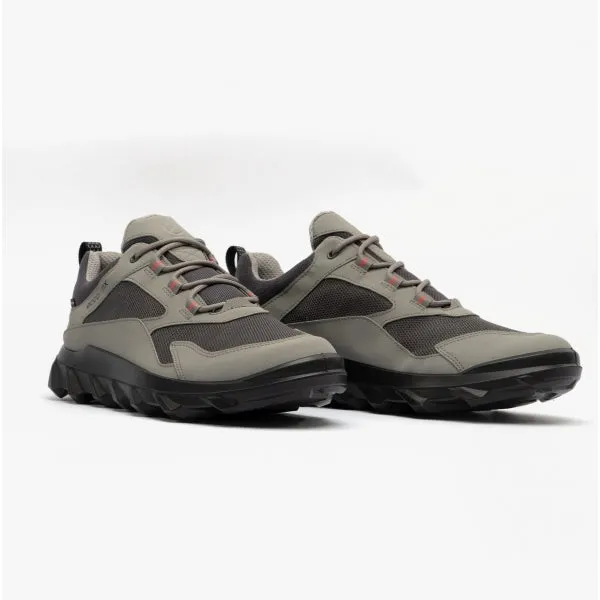 ECCO MX LOW GTX Mens Trainers Shoes Steel/Magnet
