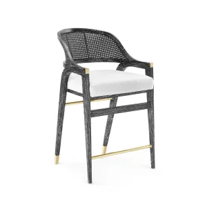 Edward Counter Stool / Jet Black