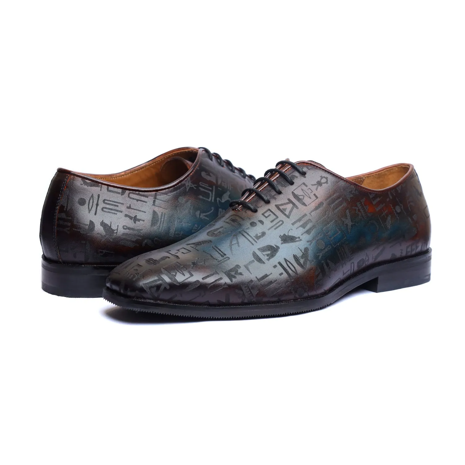 Egyptian Patina Wholecut Blue