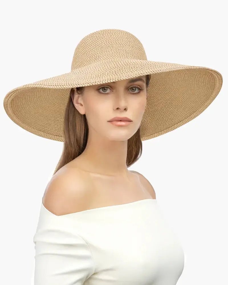 Eric Javits Floppy Hat in Peanut
