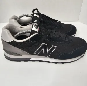 EUC New Balance 515 V3 Casual Lifestyle Shoe Black Marblehead White size‎ 11.5