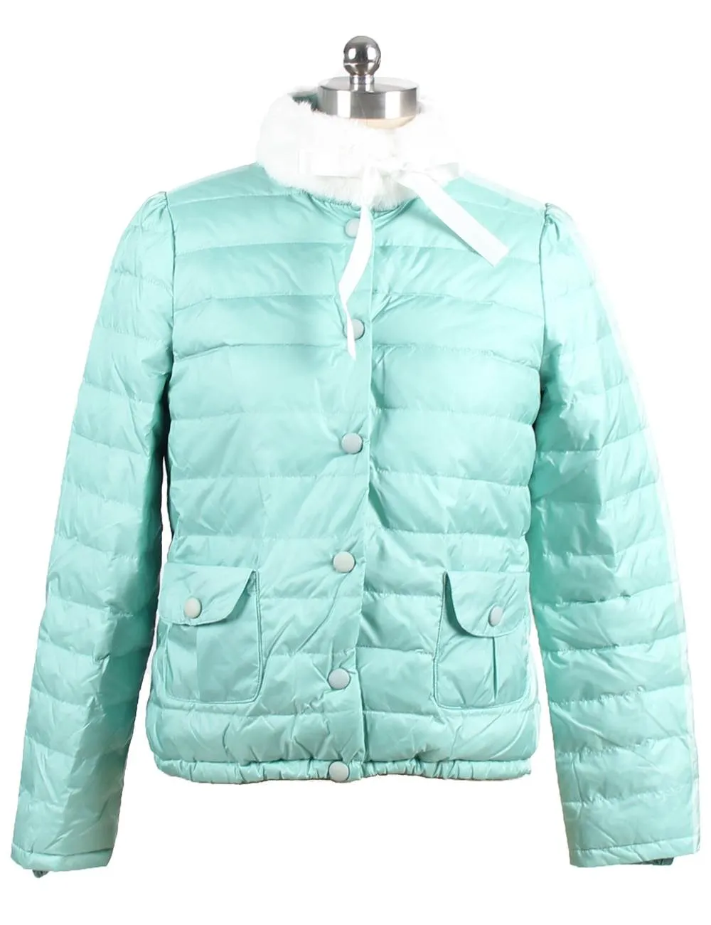 Fashion Short Women‘s Fur Collar Down Jacket