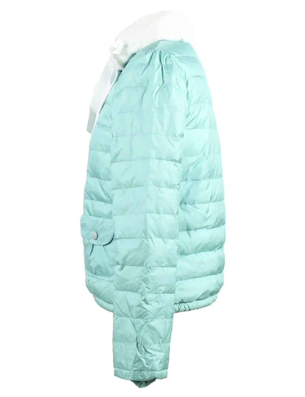 Fashion Short Women‘s Fur Collar Down Jacket