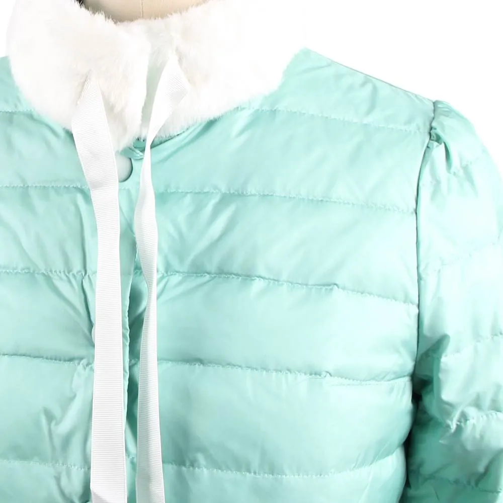 Fashion Short Women‘s Fur Collar Down Jacket
