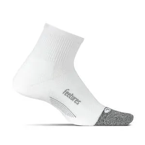 Feetures Elite Light Cushion Quarter - White