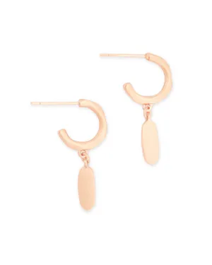 Fern Huggie Earring in Rose Gold