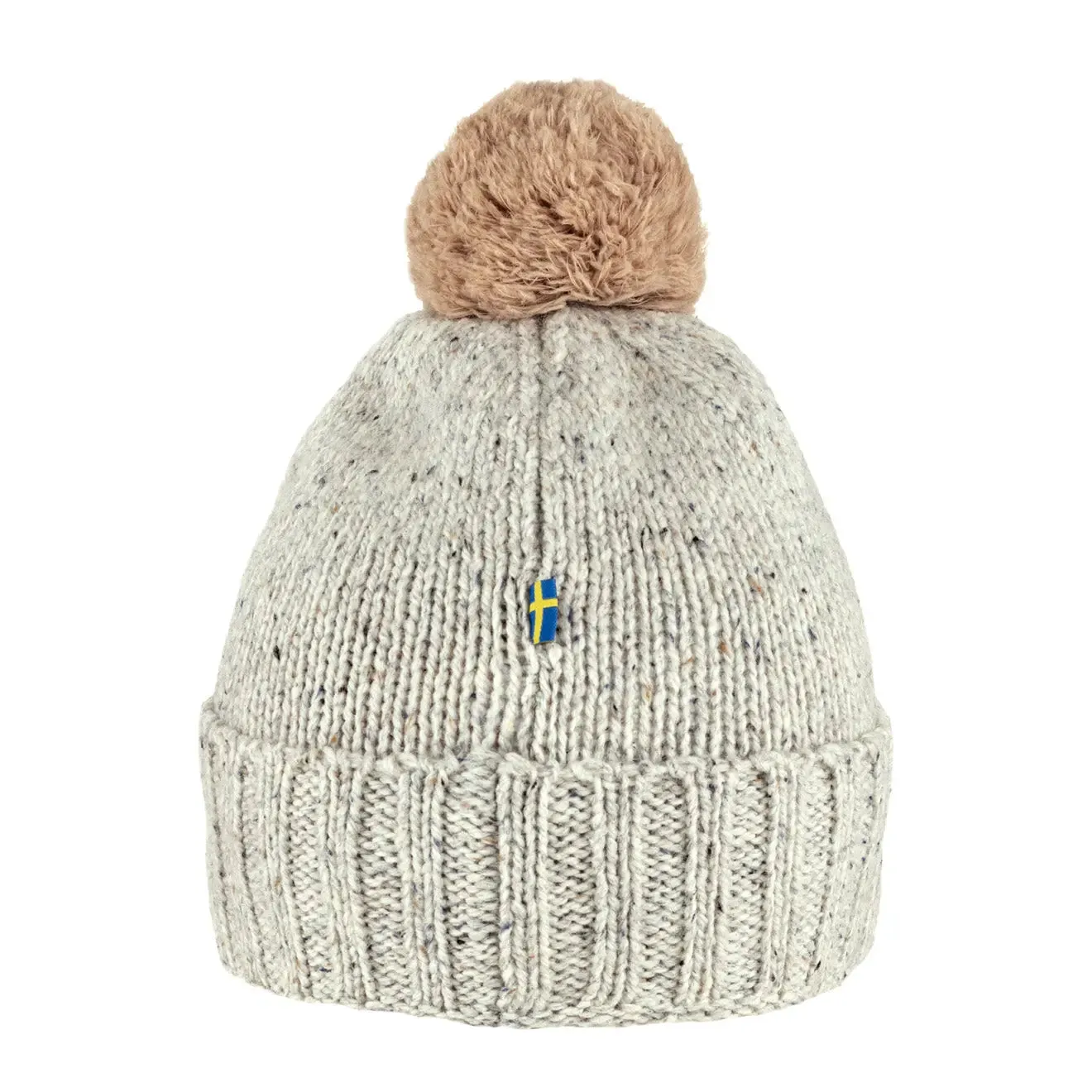 Fjallraven Womens Ovik Pom Hat Chalk White