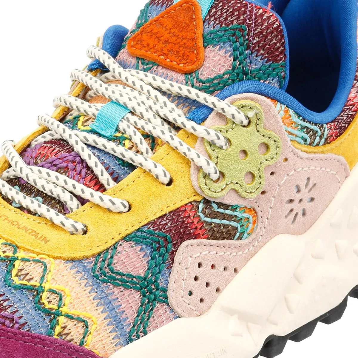 Flower Mountain Kotetsu Knit Women's Purple Aztec Trainers