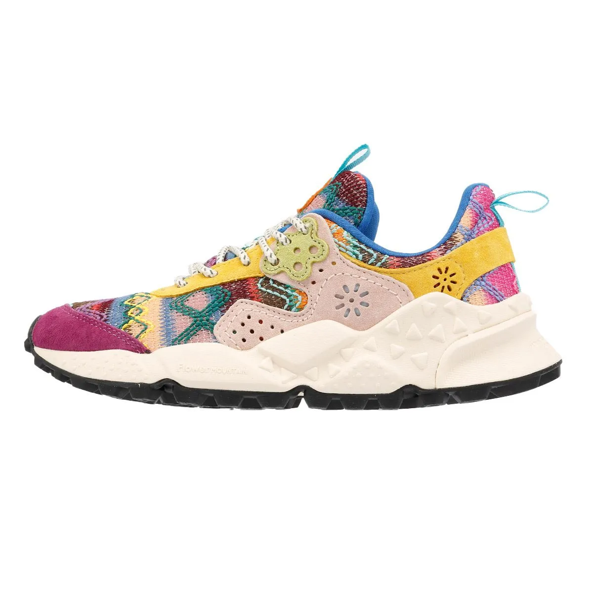 Flower Mountain Kotetsu Knit Women's Purple Aztec Trainers