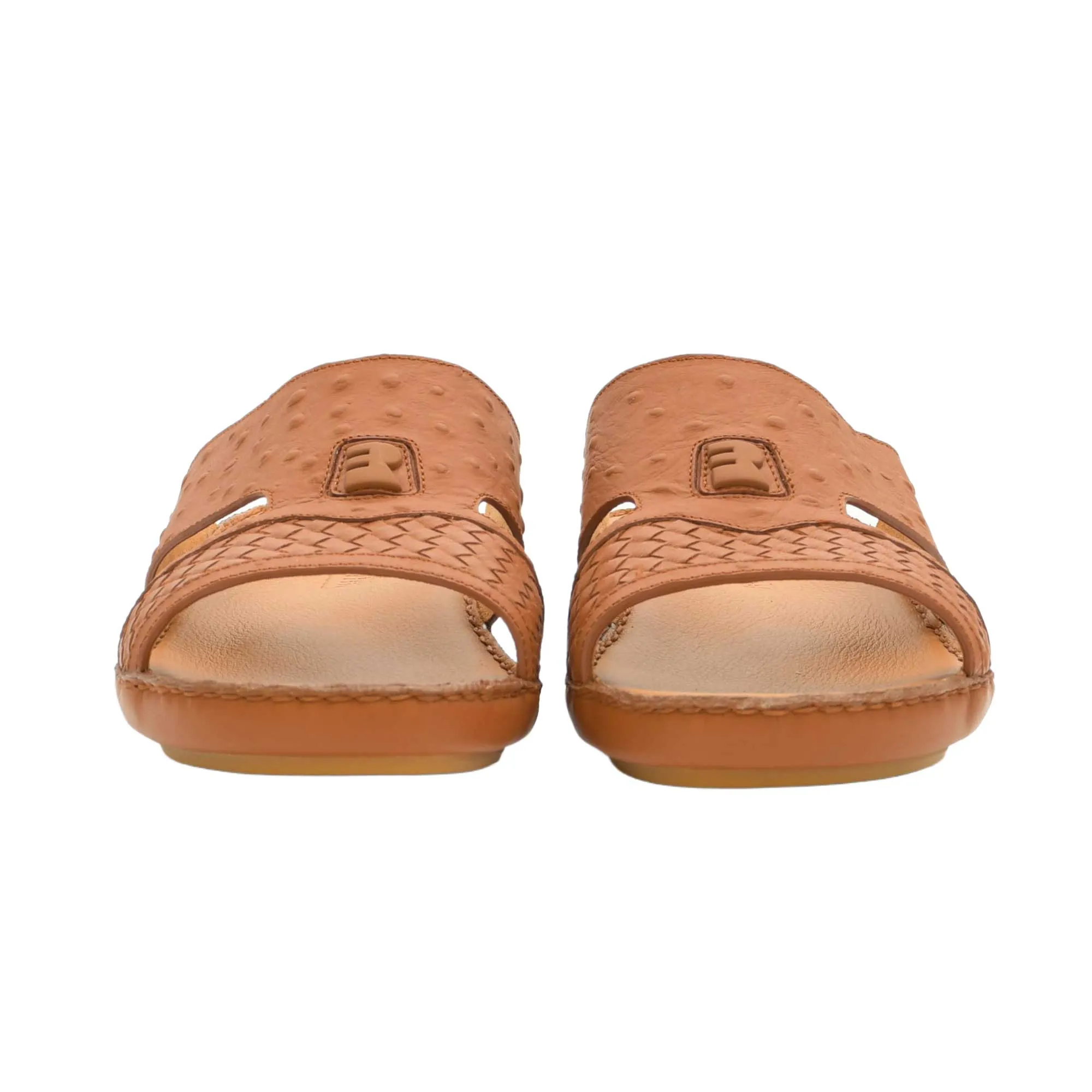 Fratelli Rossetti Florida Printed Ostrich Sandal